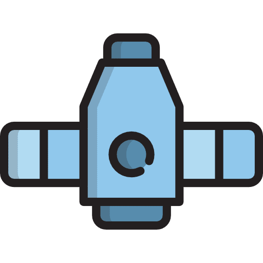 Space capsule transport vehicle automobile icon