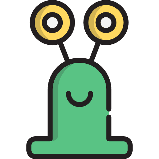 Alien galaxy avatar ufo icon