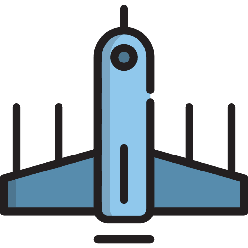 Spacecraft transportation rocket spacecraft icon