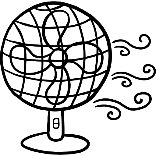 Fan equipment technology ventilator icon