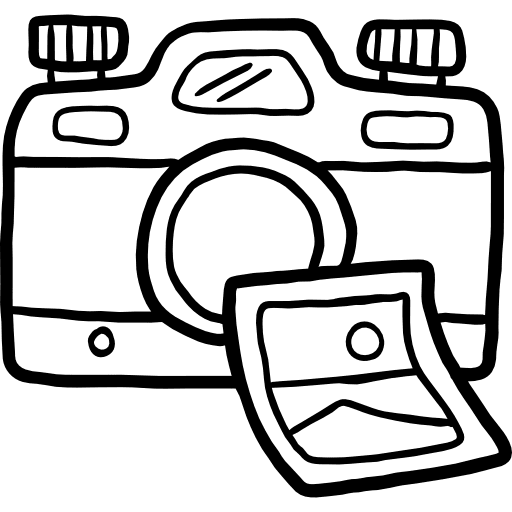 Photo camera electronics digital picture icon