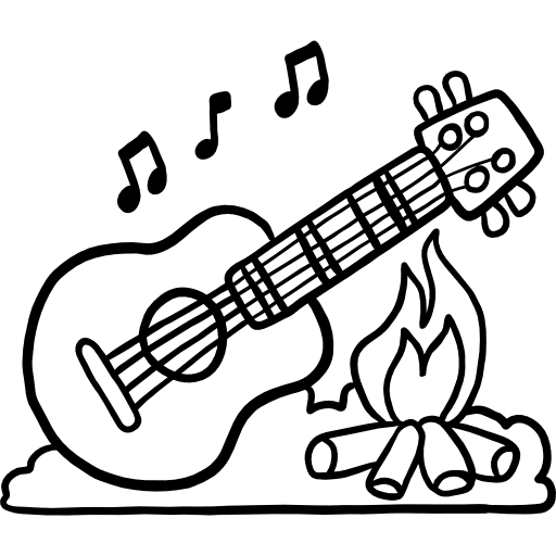 Acoustic guitar string instrument guitar music icon
