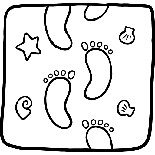 Barefoot feet barefoot evidence icon