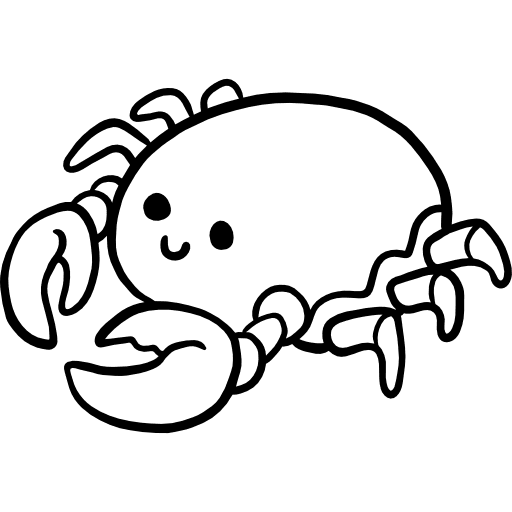 Crab wildlife animals animal kingdom icon