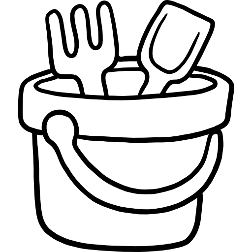 Sand bucket sand bucket tools and utensils holidays icon