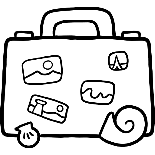 Suitcase business suitcase portfolio icon