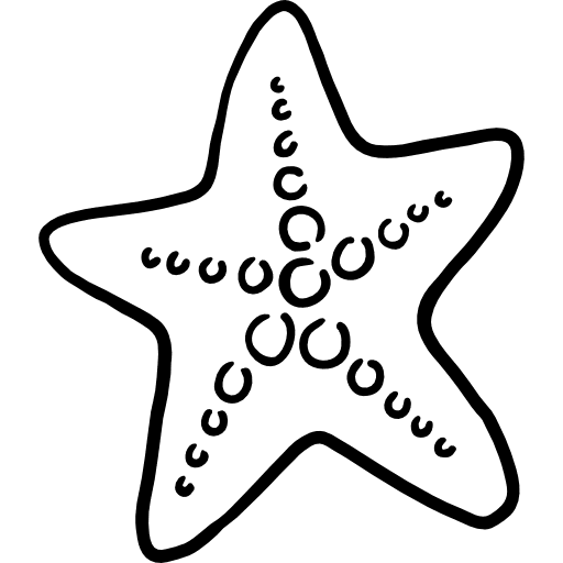 Starfish animals sea life animal kingdom icon