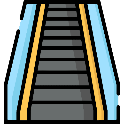 Escalator holidays escalator up arrow icon