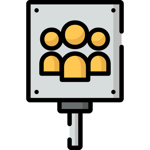 Meeting point signs sign arrows icon