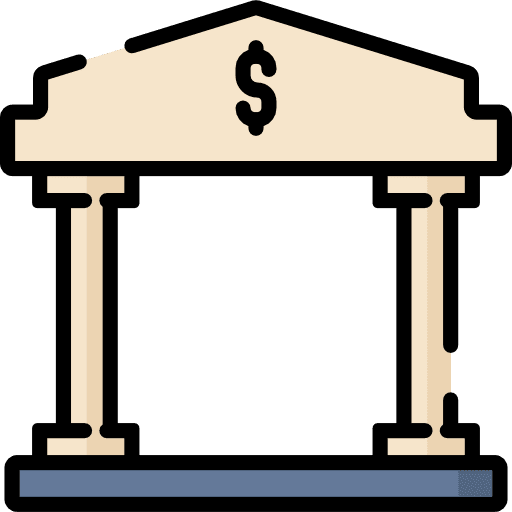 Bank business money banking icon Bank business money banking icon