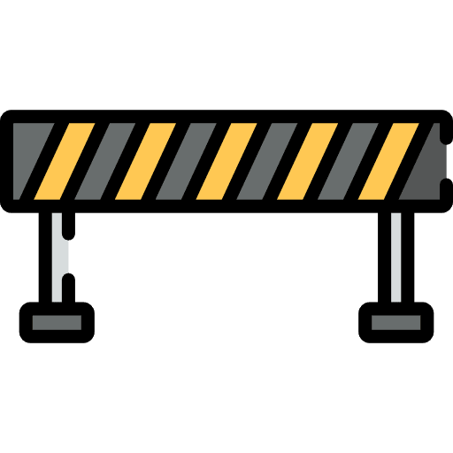 Barrier obstacle barrier construction icon Barrier obstacle barrier construction icon