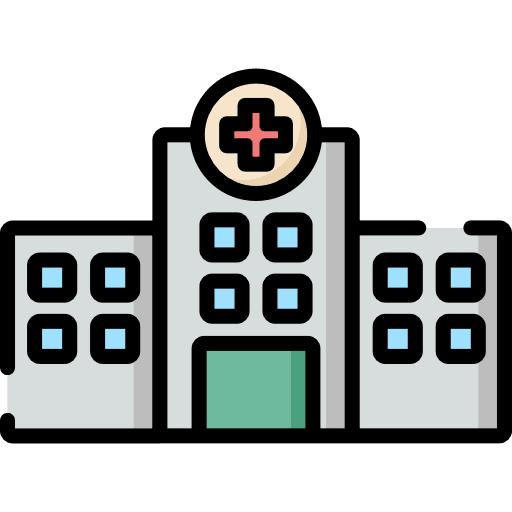 Hospital healthcare and medical hospital buildings icon Hospital healthcare and medical hospital buildings icon