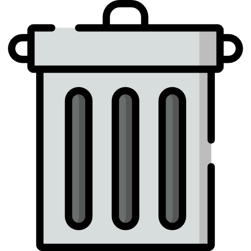 Trash bin can garbage trash icon Trash bin can garbage trash icon