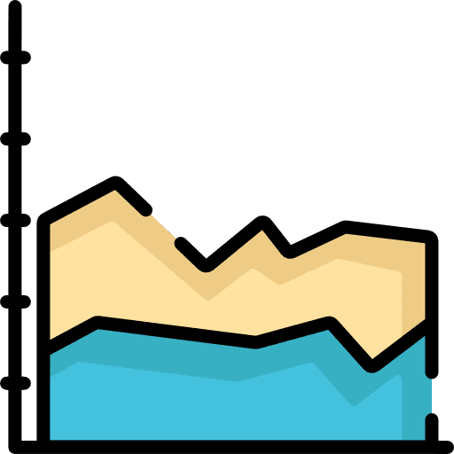 Line chart business statistics graphic icon Line chart business statistics graphic icon