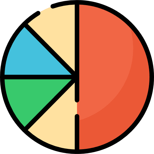 Pie chart pie chart statistics marketing icon Pie chart pie chart statistics marketing icon