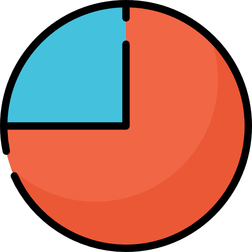 Pie chart seo and web pie chart graphical icon Pie chart seo and web pie chart graphical icon