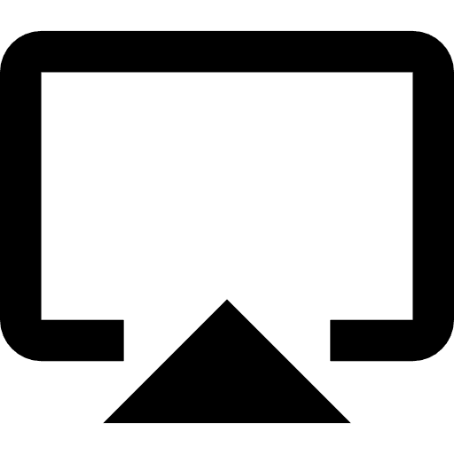 Airplay airplay screen multimedia option icon
