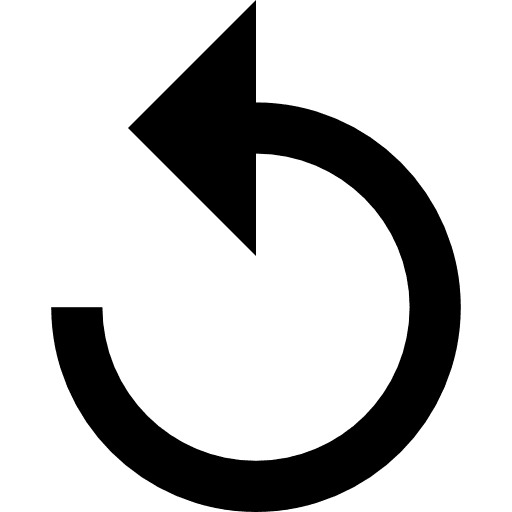 Replay circular arrow replay interface icon