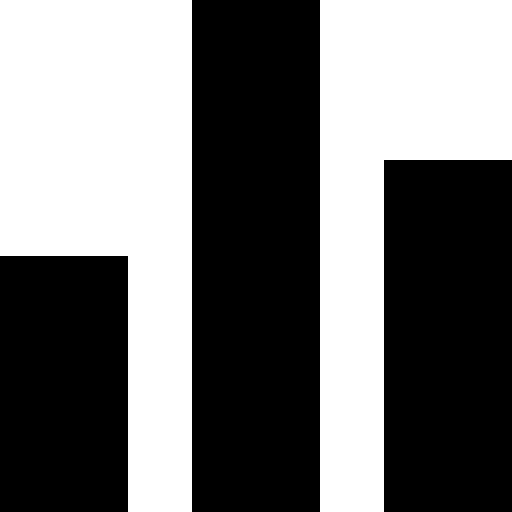 Equalizer bars equalization pulse icon