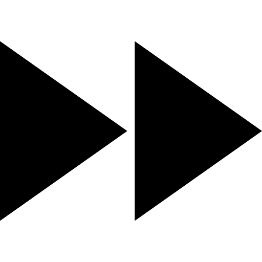 Fast forward direction multimedia option ui icon