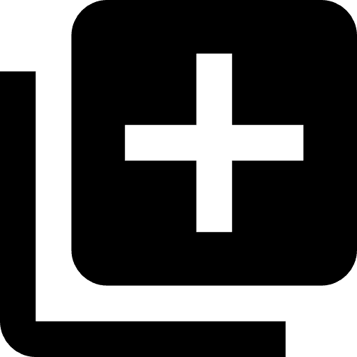 Add multimedia option circle add icon
