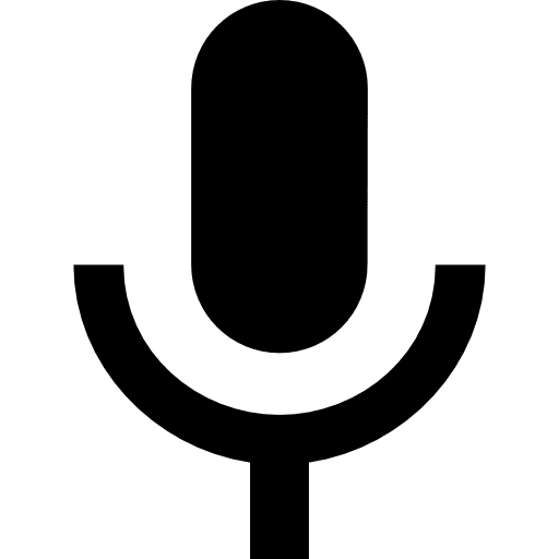 Microphone radio sound technology icon