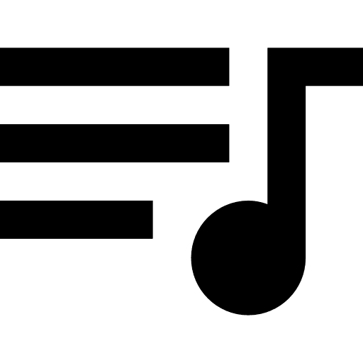 Playlist multimedia option playlist music icon