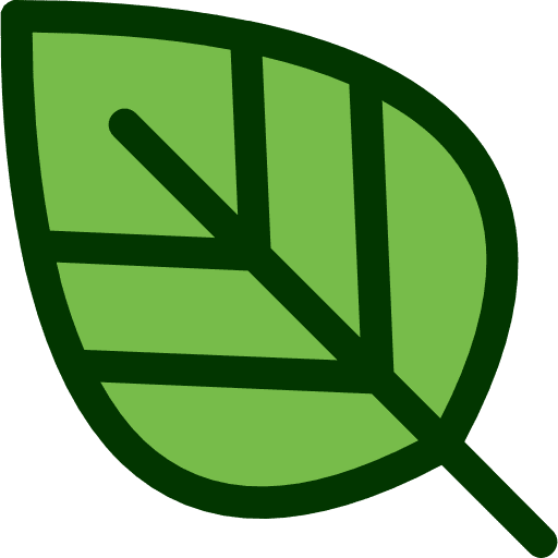 Leaf garden plant drop leaf table icon