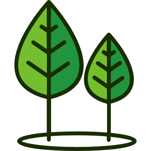 Leaf garden holidays botanical icon Leaf garden holidays botanical icon