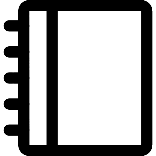 Diary miscellaneous education notebook icon Diary miscellaneous education notebook icon