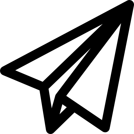 Paper plane childhood airplane origami direct icon Paper plane childhood airplane origami direct icon