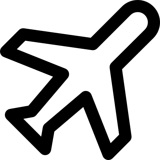 Plane jet plane transport icon