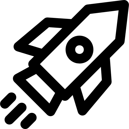 Rocket seo and web transport rocket icon Rocket seo and web transport rocket icon