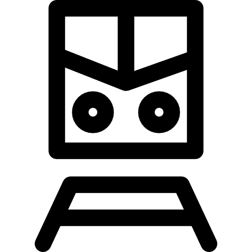Train transport railway transportation icon Train transport railway transportation icon