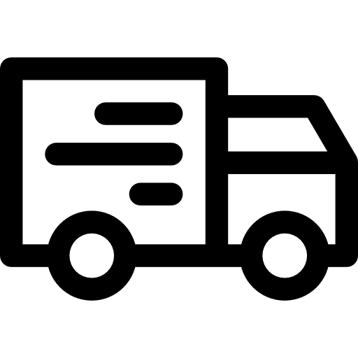 Transportation vehicle shipped transport icon Transportation vehicle shipped transport icon