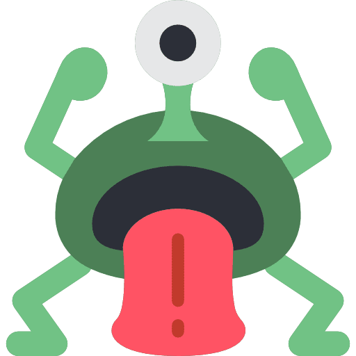 Monster terror monster spooky icon