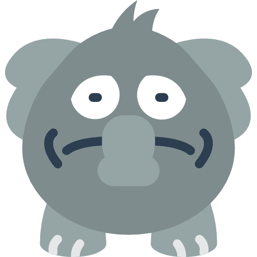 Monster fear spooky horror icon