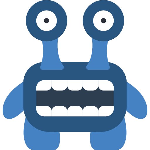 Monster spooky miscellaneous terror icon