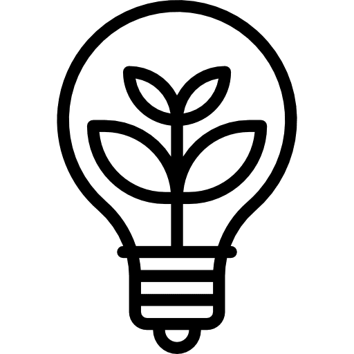Idea symbol eco interface icon