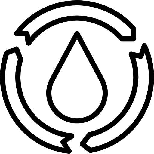 Water eco nature cycle icon