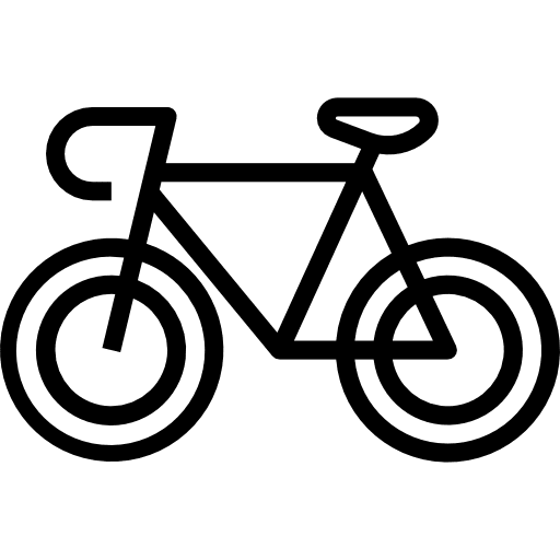 Bicycle transportation transport sports icon