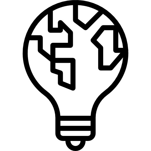 Bulb environment ecology and environment earth icon