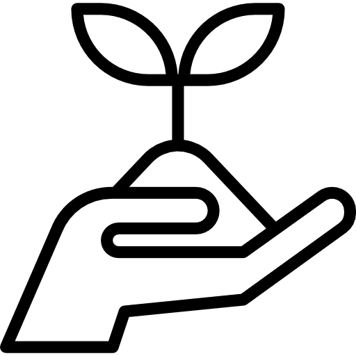 Ecology seeding ecology growing seed icon