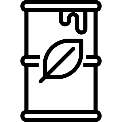 Fuel industry bio gasoline icon