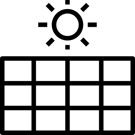 Solar panel ecology and environment renewable energy solar energy icon