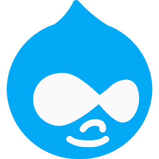 Drupal logotype logos logotypes icon