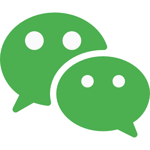Wechat social media outline symbol icon