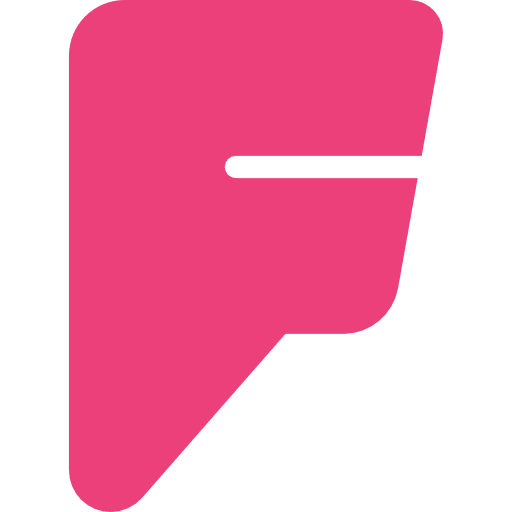 Foursquare brand logotype social network icon