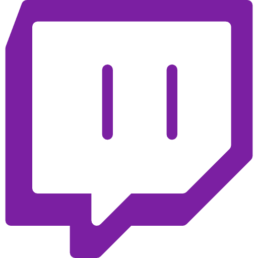Twitch logotype logo social media icon