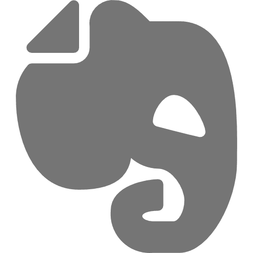 Evernote logotype logo sketched social icon